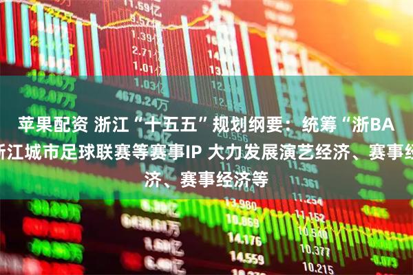 苹果配资 浙江“十五五”规划纲要：统筹“浙BA”、浙江城市足球联赛等赛事IP 大力发展演艺经济、赛事经济等